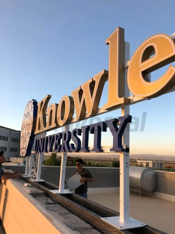 Cephe tabelası uygulaması 10 — Universal Reklam imalatı