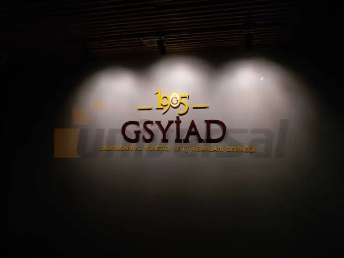 Işıksız kutu harf uygulaması 3 — Universal Reklam imalatı